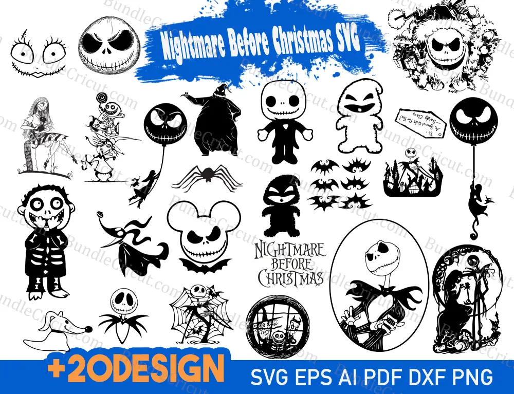 Nightmare Before Christmas SVG